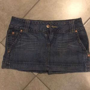 Refuge Premium Denim mini skirt